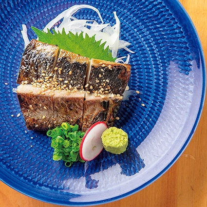 郷土料理 酒と肴 もなか 極上生トロ〆サバ