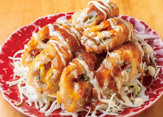 郷土料理 酒と肴 もなか 肥後赤どりササミ明太チーズカツ