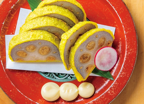 郷土料理 酒と肴 もなか 揚げたて辛子蓮根