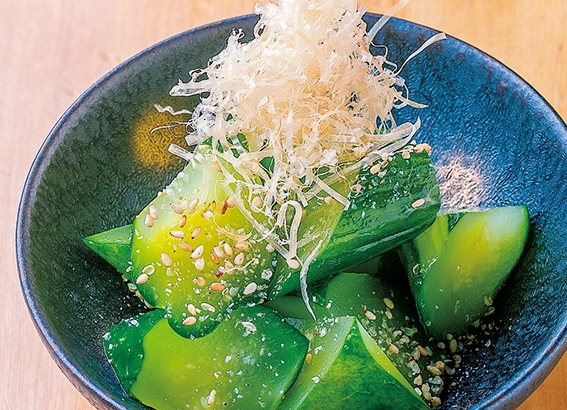 郷土料理 酒と肴 もなか うまかきゅうりのビール漬け
